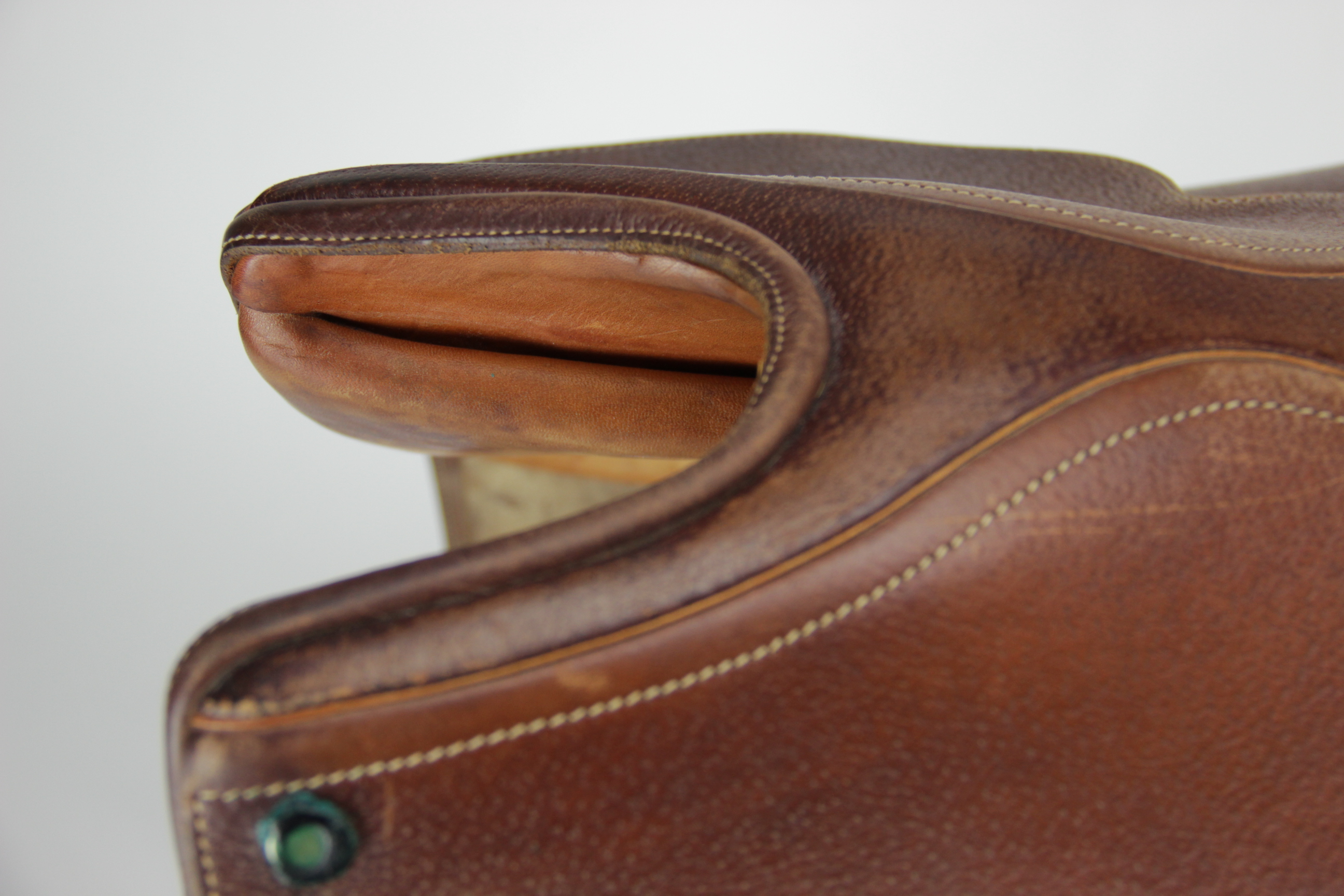 Vintage English Cutback Saddle by J.A. Barnsby & Sons