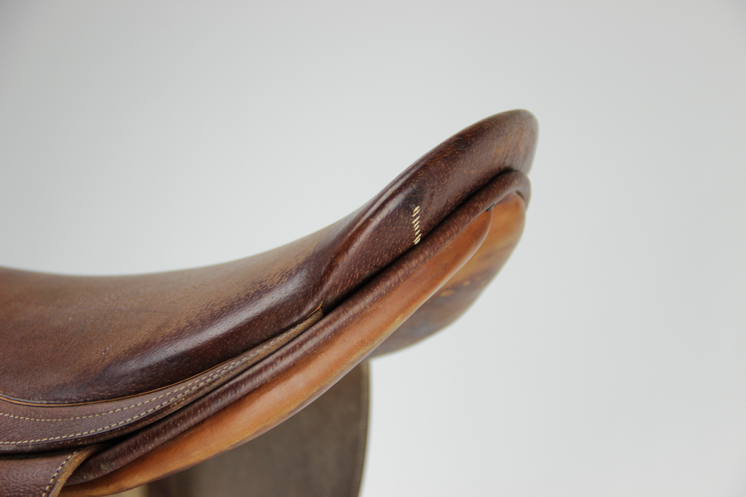Vintage English Cutback Saddle by J.A. Barnsby & Sons