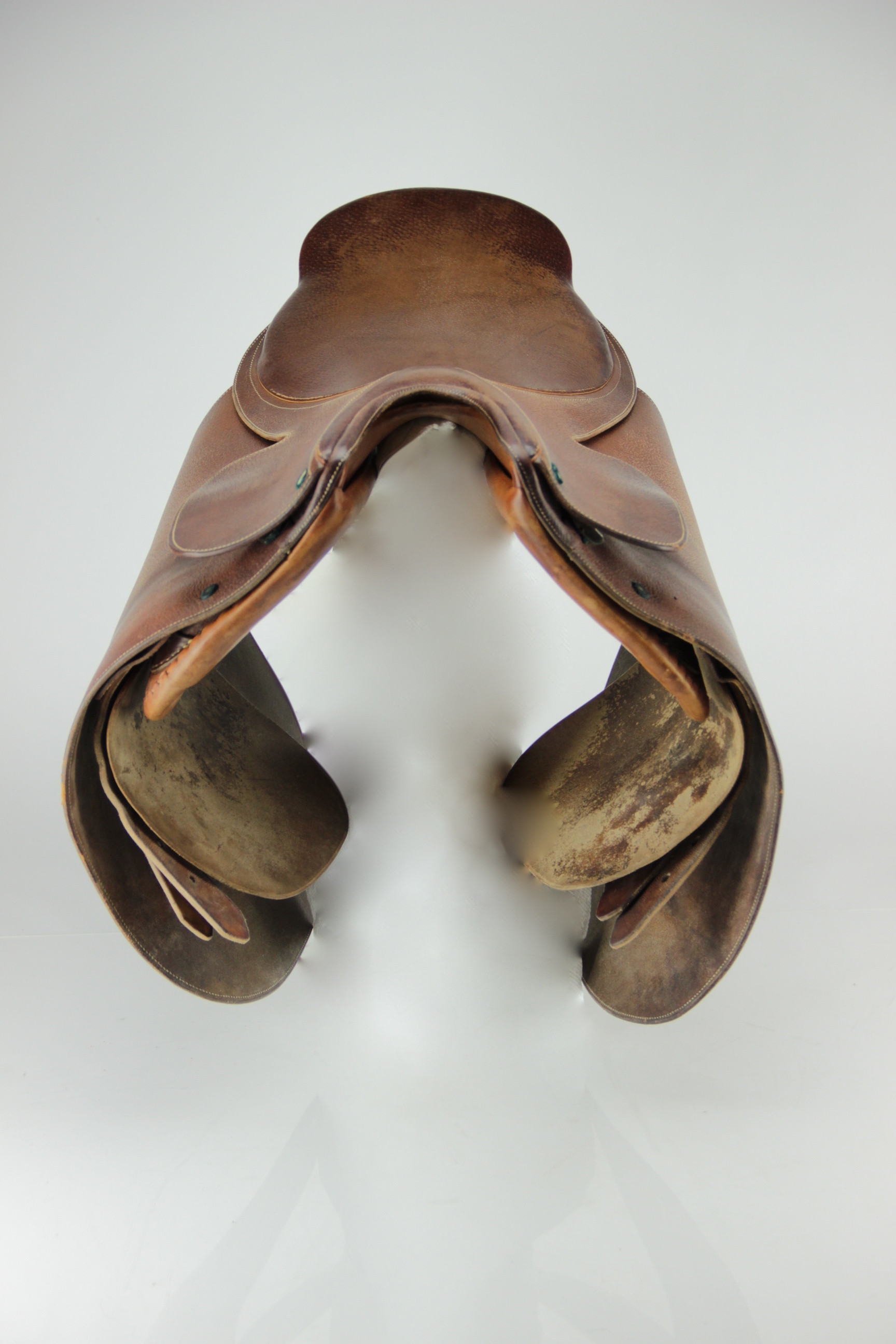 Vintage English Cutback Saddle by J.A. Barnsby & Sons