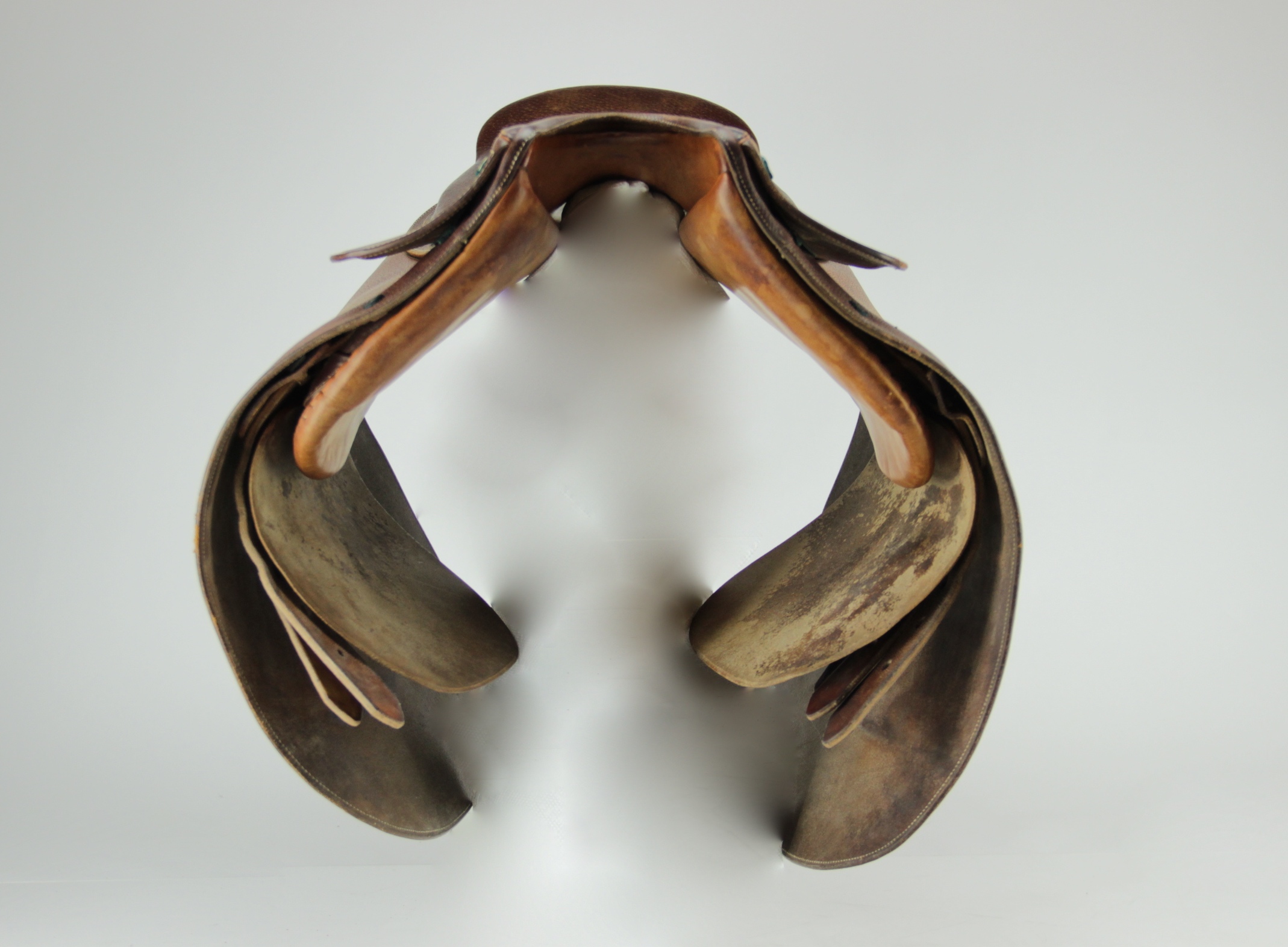 Vintage English Cutback Saddle by J.A. Barnsby & Sons