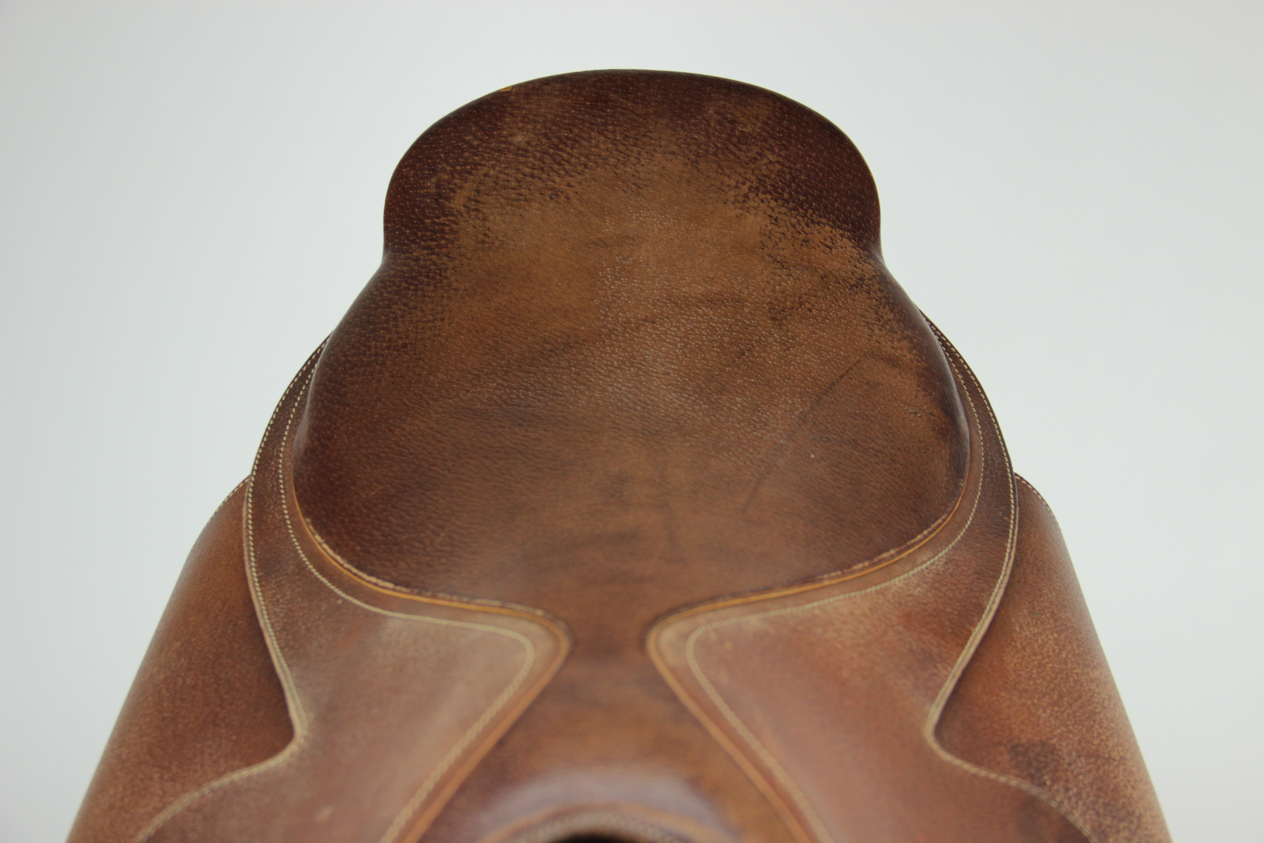 Vintage English Cutback Saddle by J.A. Barnsby & Sons