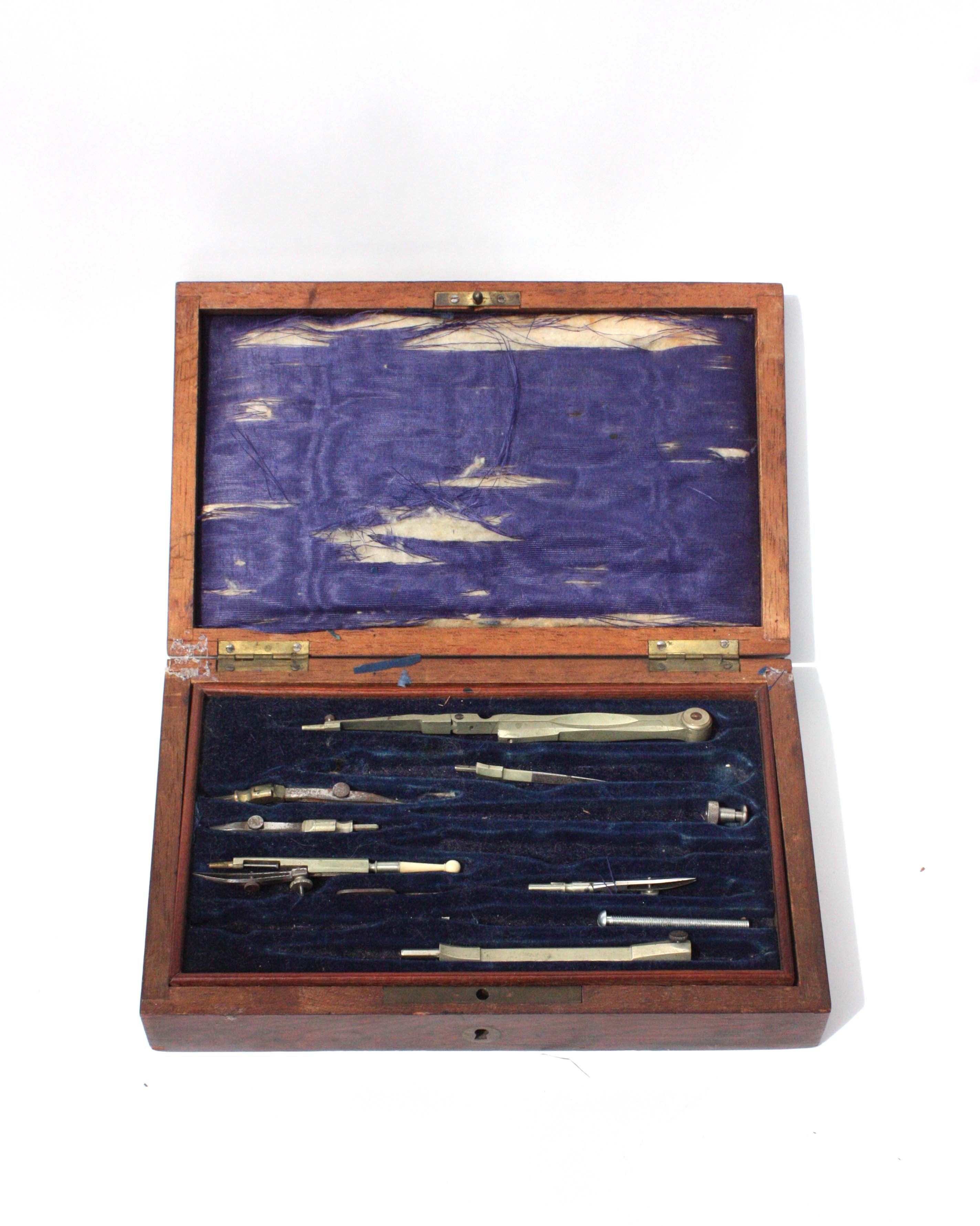 Vintage Compasses and Christian Becker Apothecary Weight Set