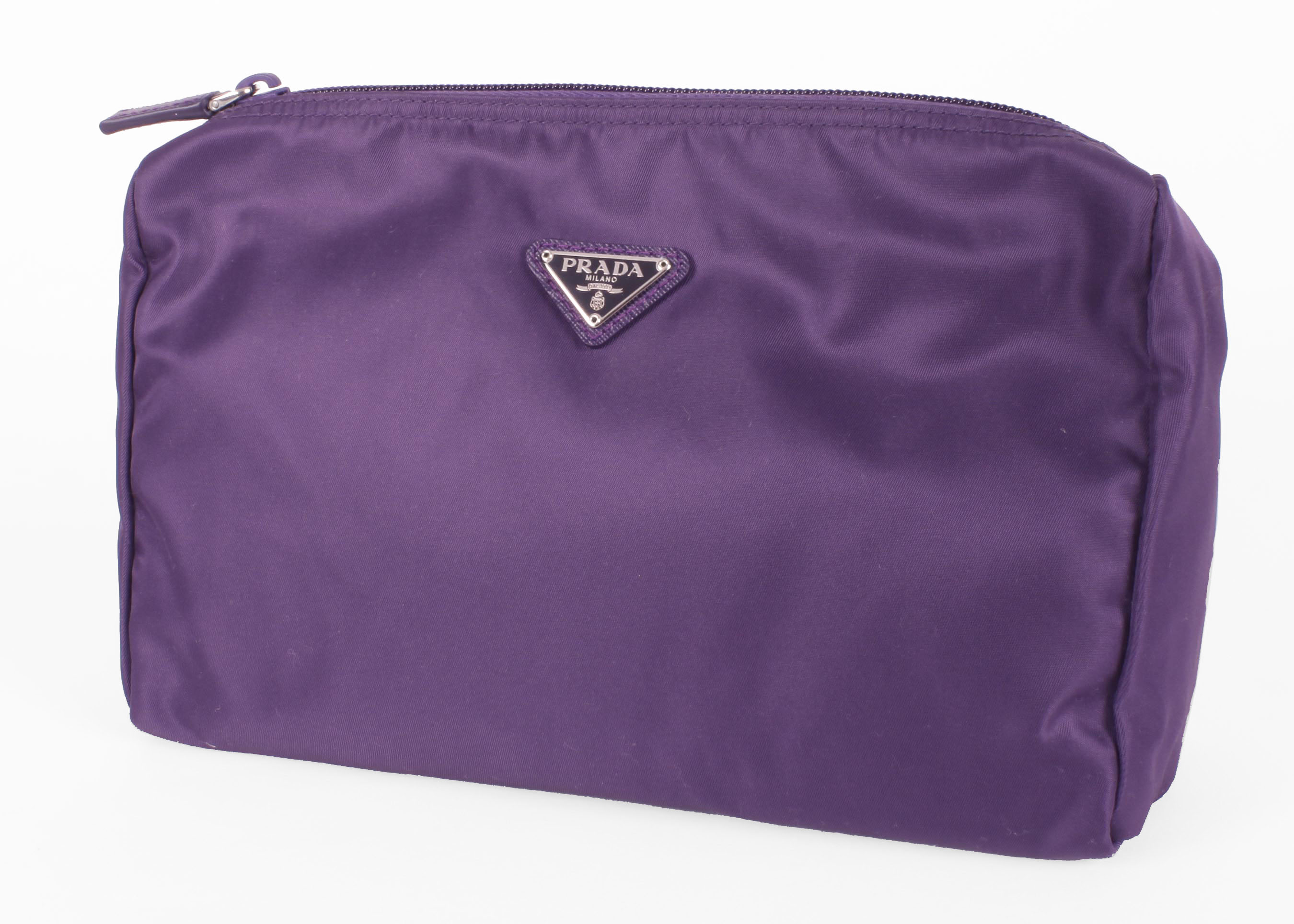 Violet Prada Vela Trapezoid Cosmetic Case