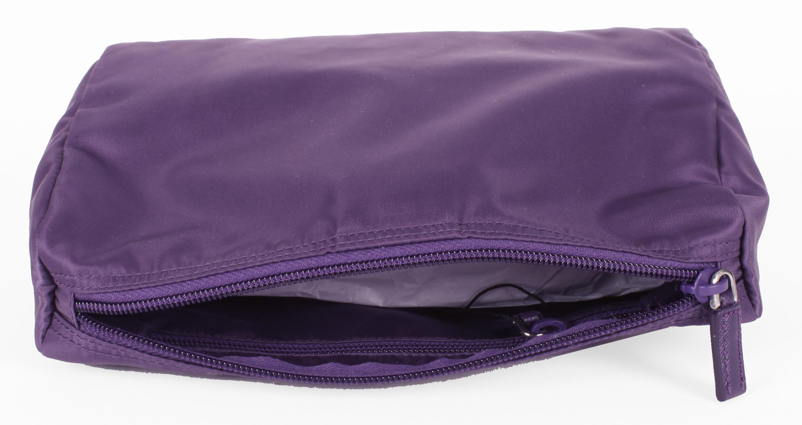 Violet Prada Vela Trapezoid Cosmetic Case