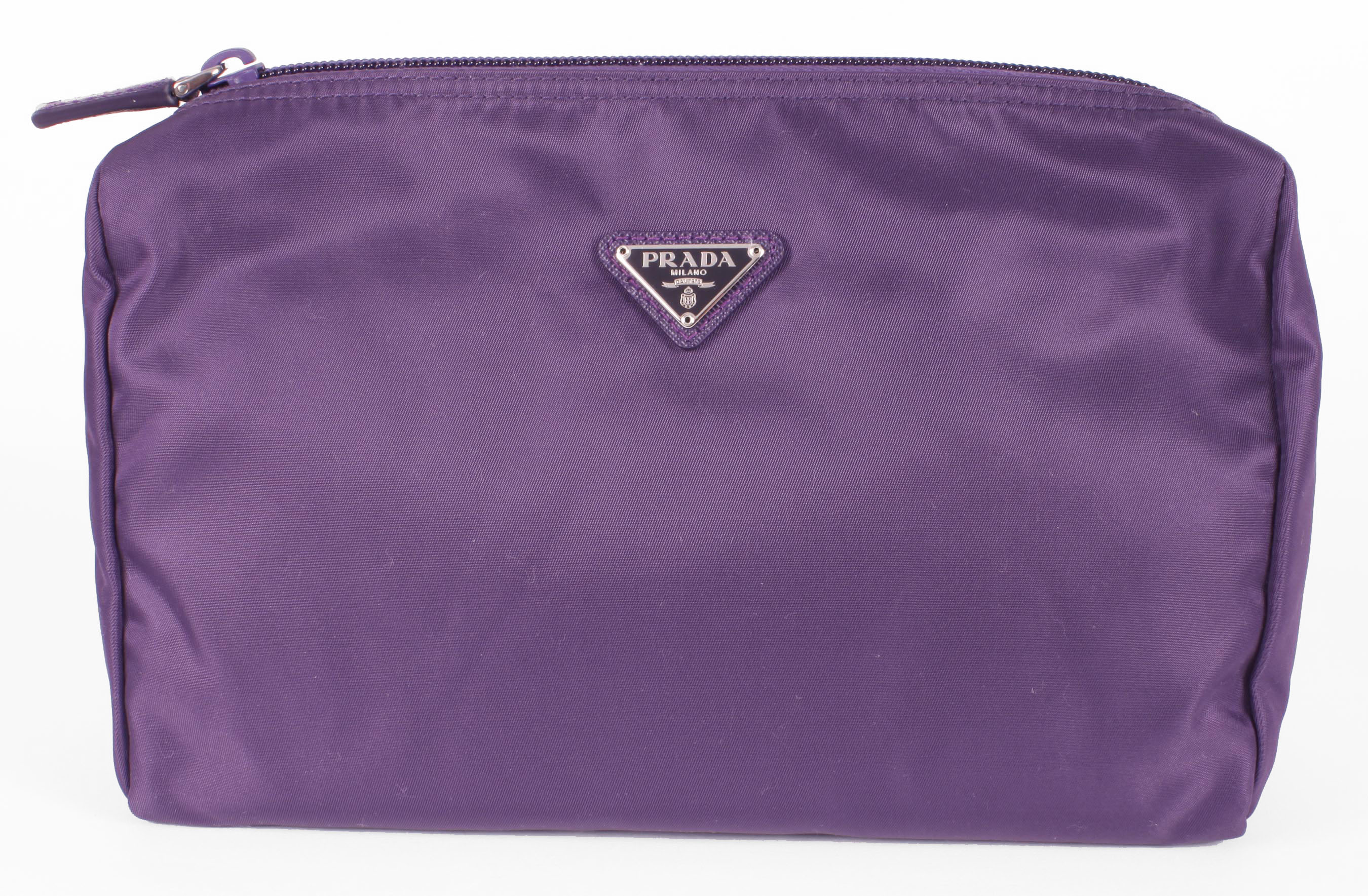 Violet Prada Vela Trapezoid Cosmetic Case
