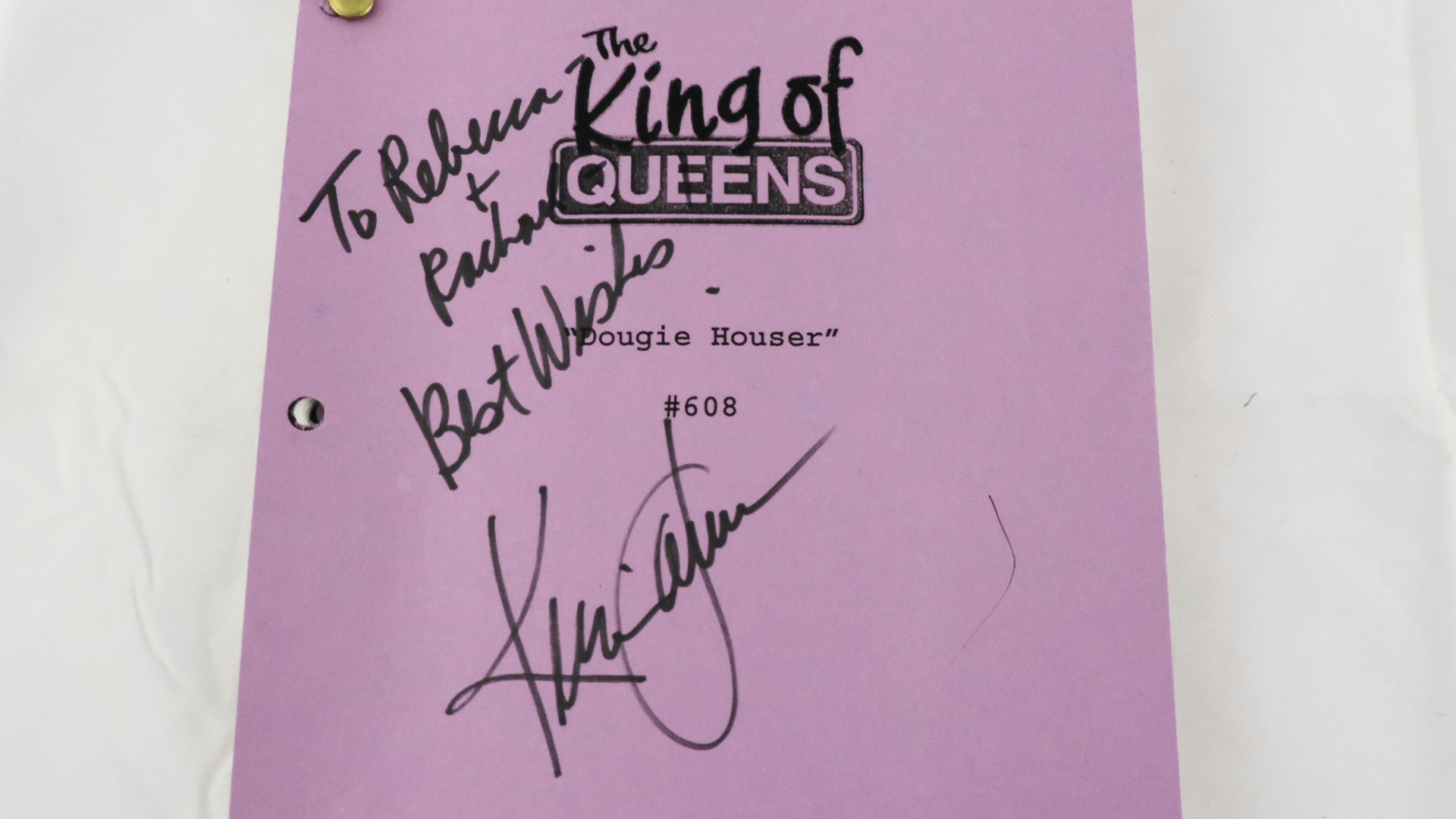 Kevin James Autographed "The King of Queens" Script