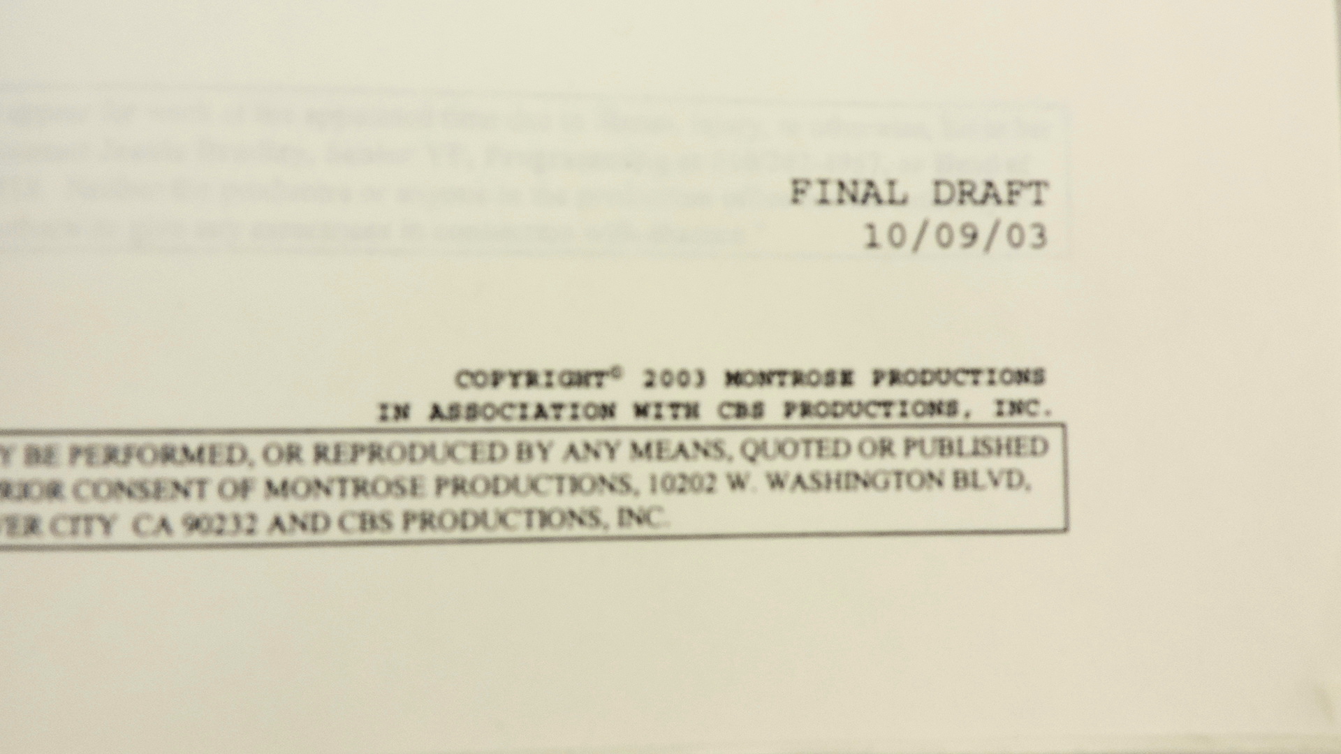 Kevin James Autographed "The King of Queens" Script