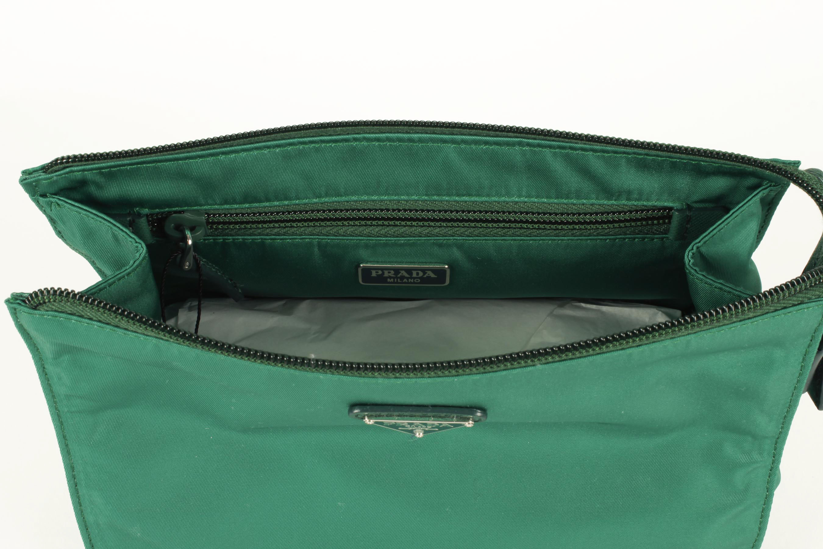 Green Prada Vela Cosmetic Case