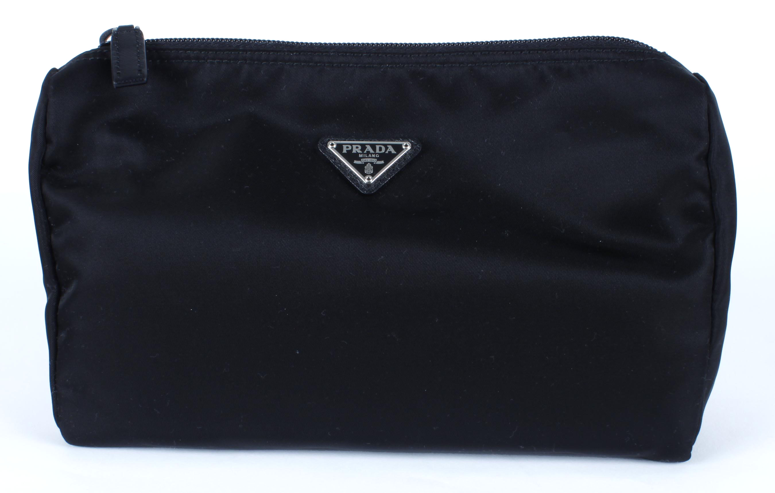 Black Prada Vela Trapezoid Cosmetic Case