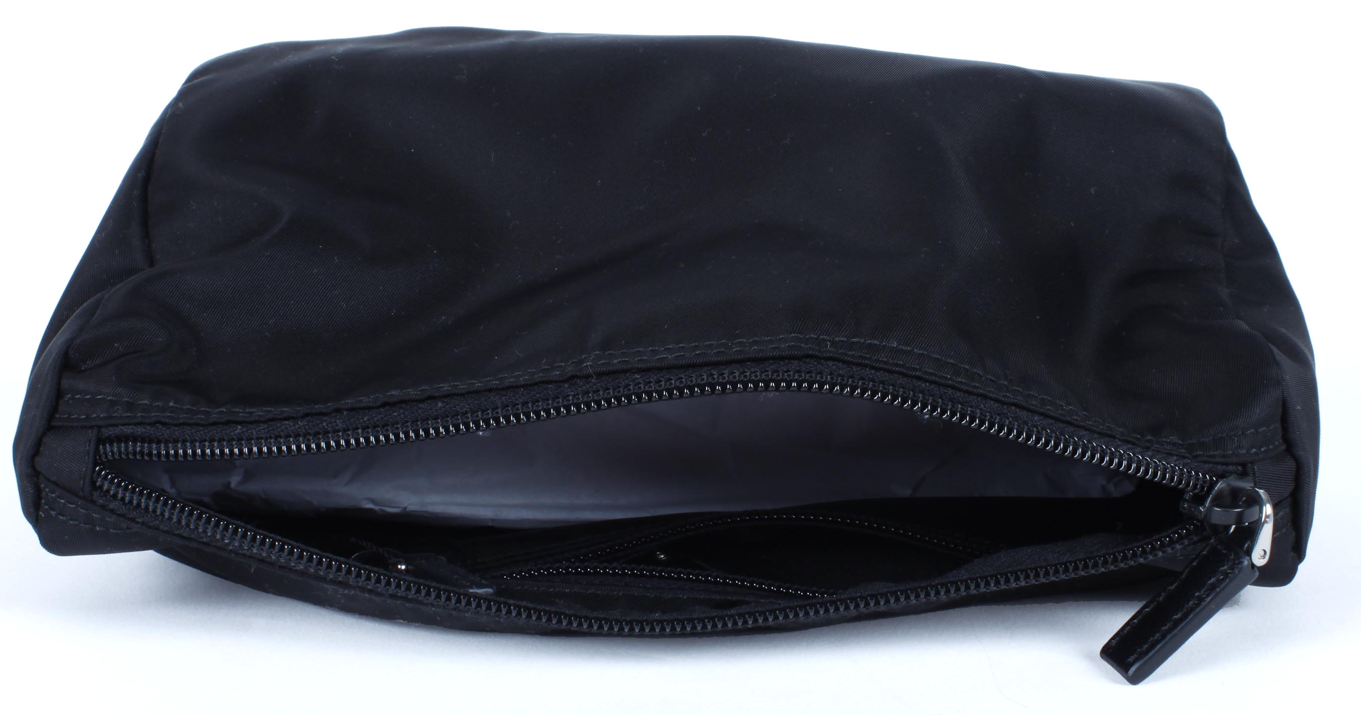 Black Prada Vela Trapezoid Cosmetic Case
