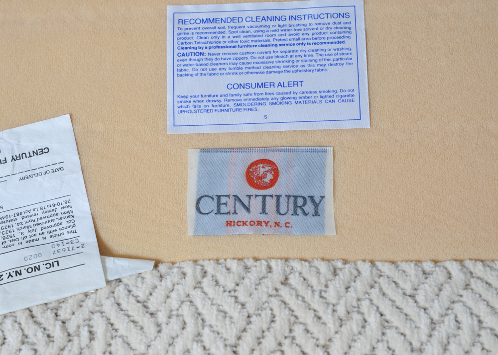 Overstuffed Arm Chair and Ottoman