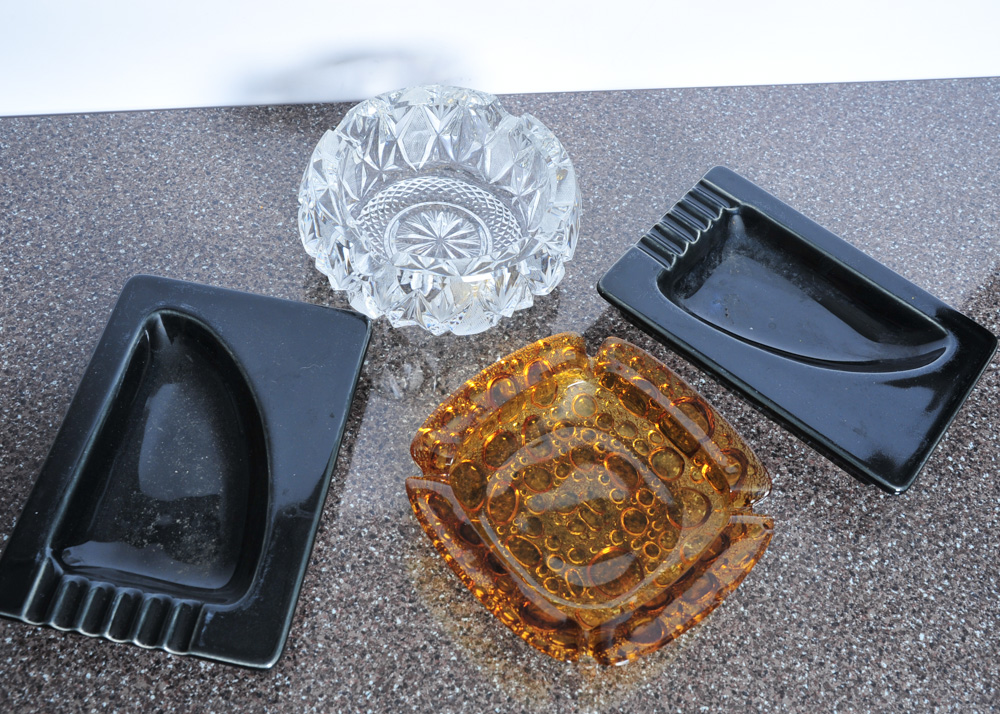 Group of Four Ash Receivers