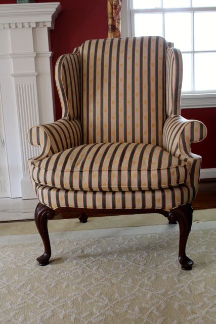Southwood Queen Anne Style Wingback Chair