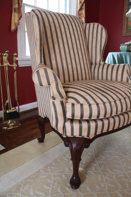 Southwood Queen Anne Style Wingback Chair
