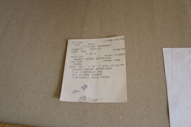 Upholstered Sofa by William Alan