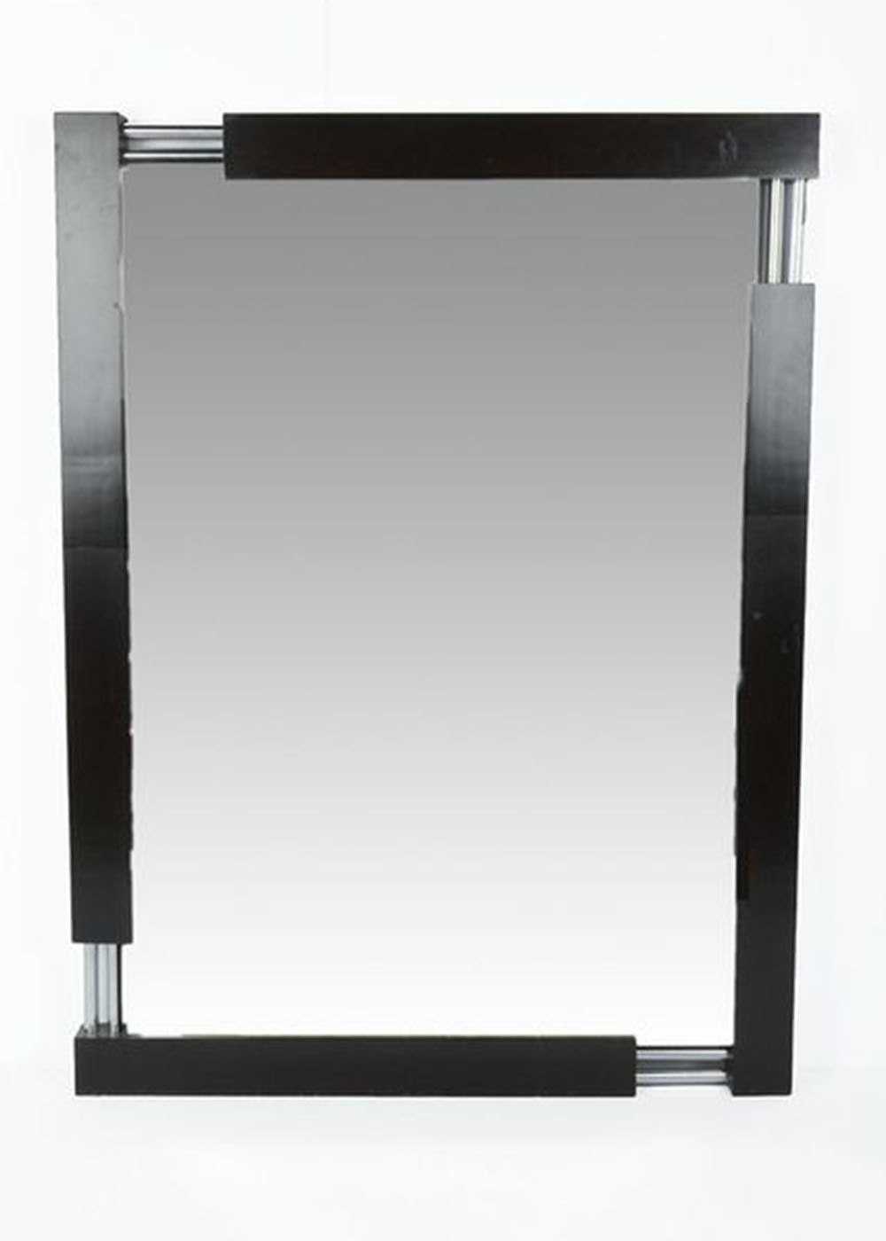 Wenge Mirror with Metal Rods