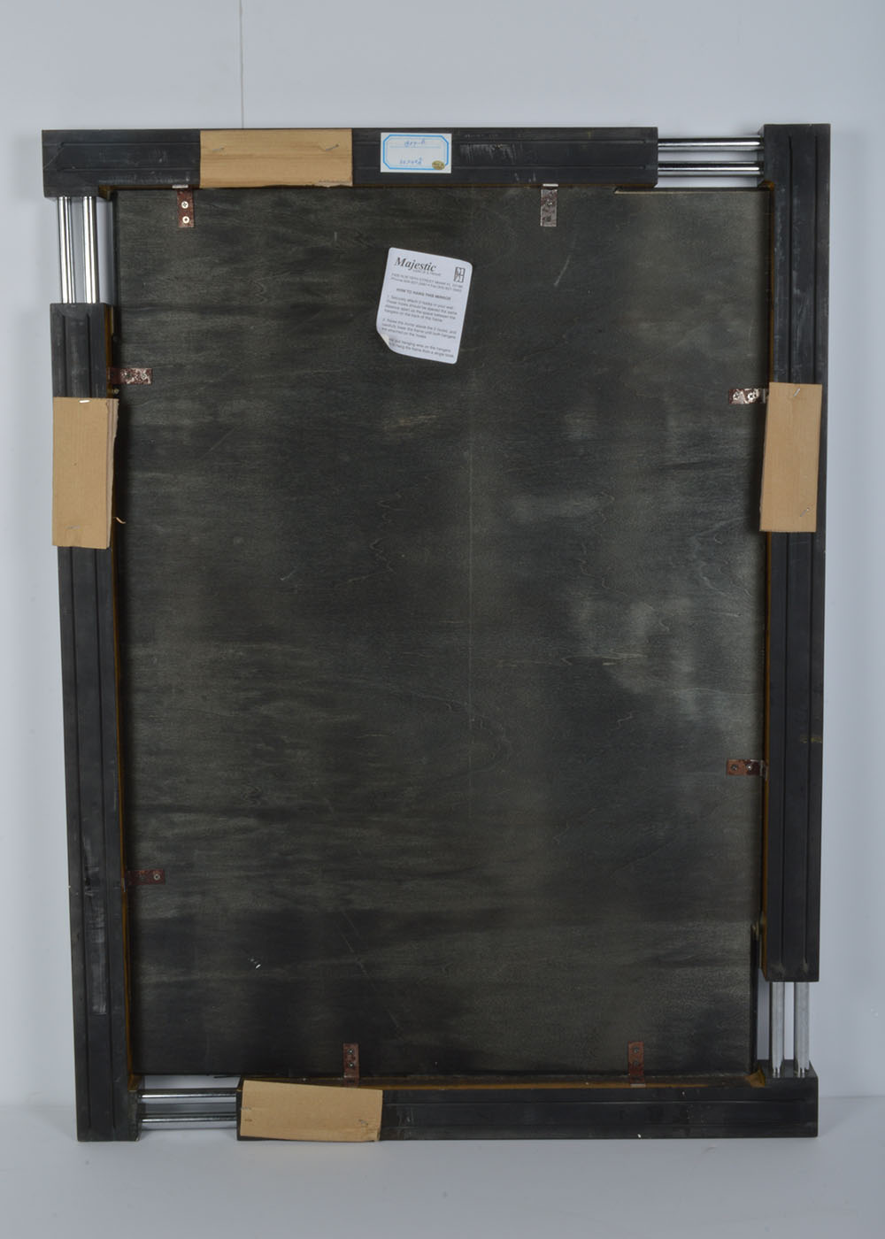 Wenge Mirror with Metal Rods