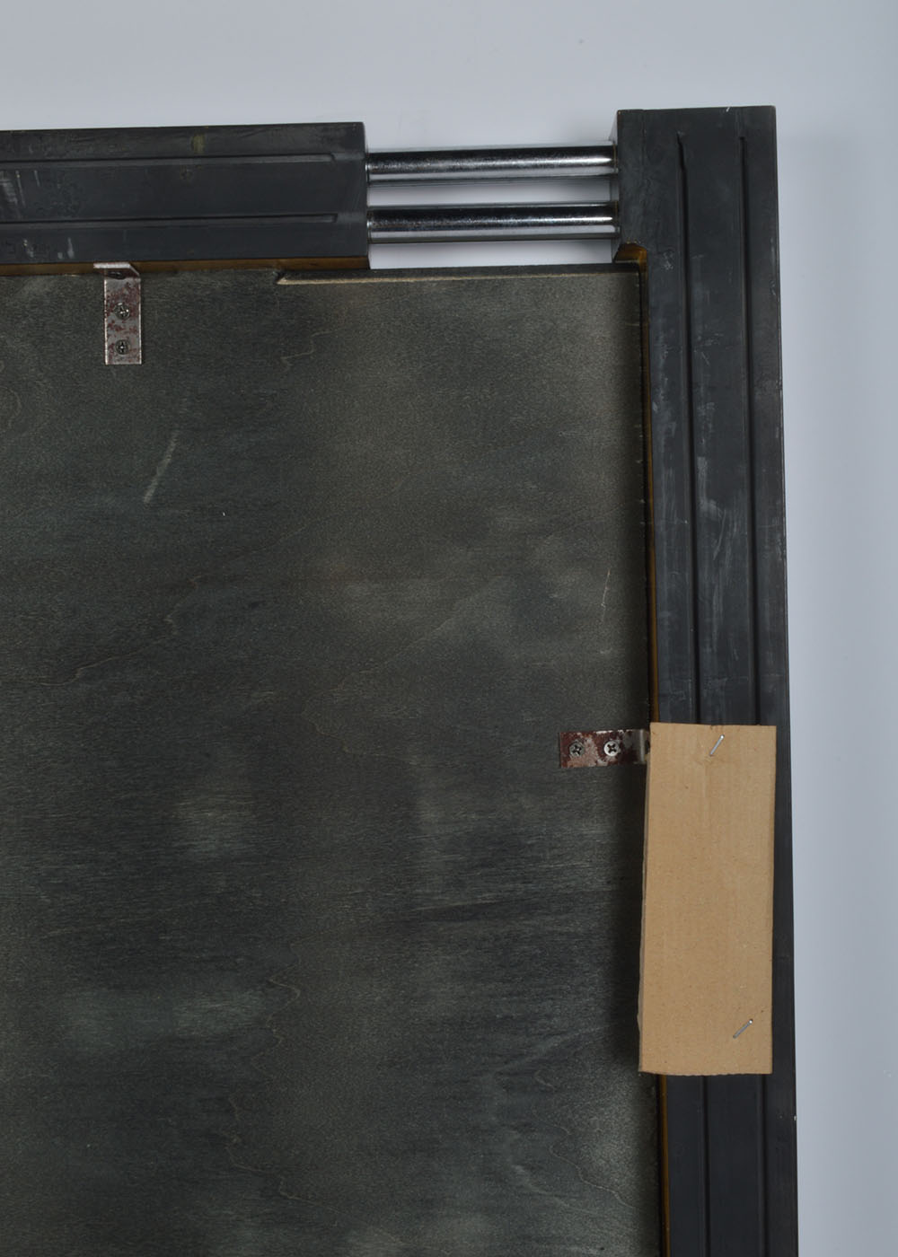 Wenge Mirror with Metal Rods