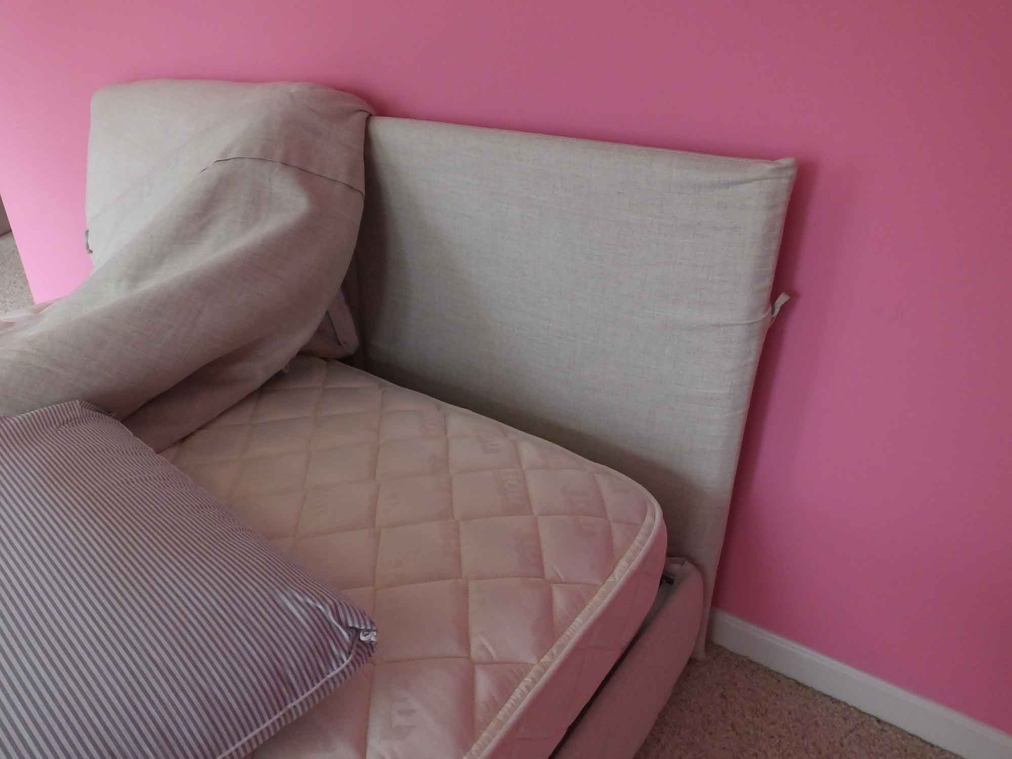 Flou Platform Queen Size Bed "Nathalie"