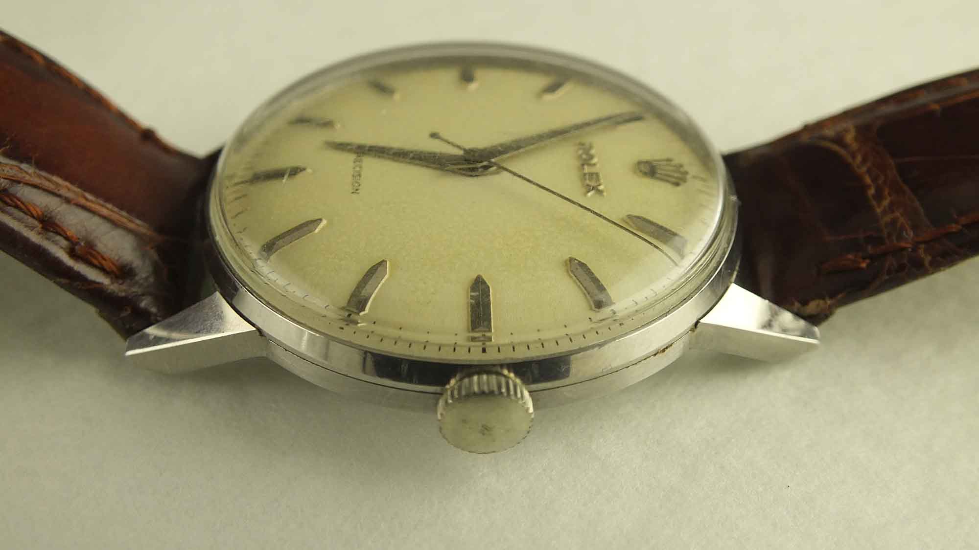 Vintage Rolex "Precision"  Watch with Alligator Band