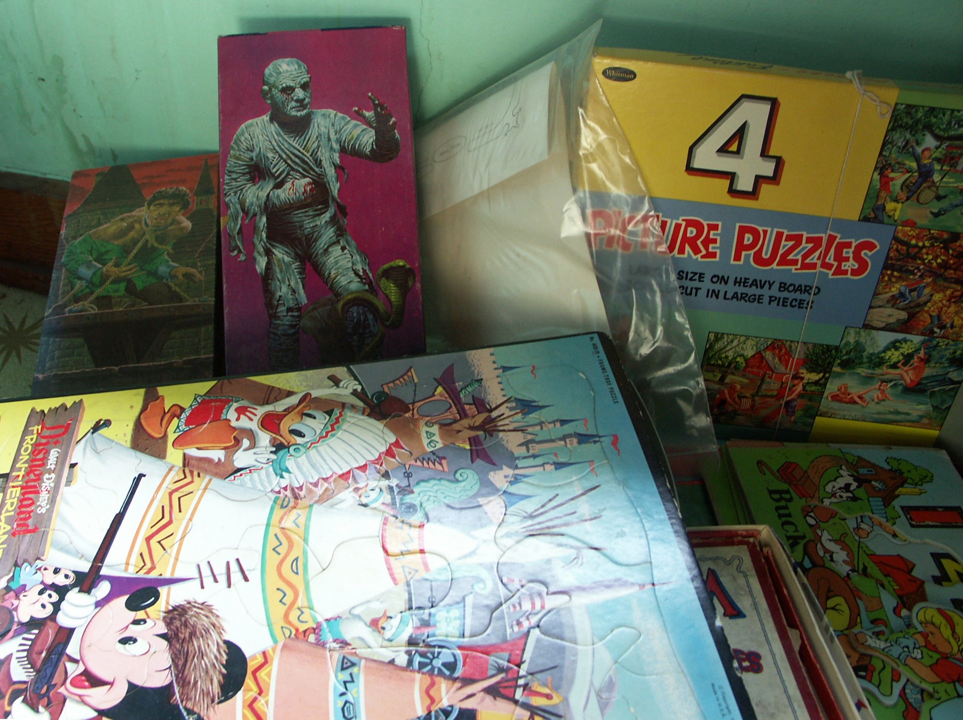 Three Shelf Lot of Comic Books and Collectible Ephemera