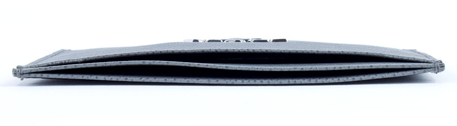 Gray Prada Saffiano Card Holder