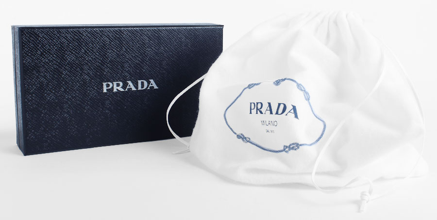 Peacock Blue Crosshatched Leather Prada Clutch