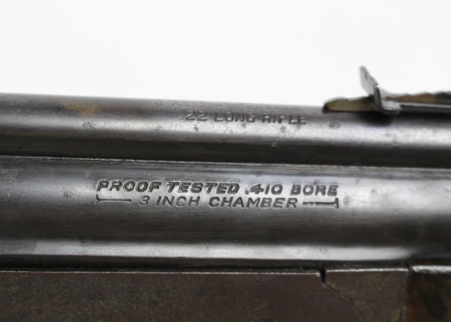 Stevens Model 22 / 410 Over Under Combination Rifle