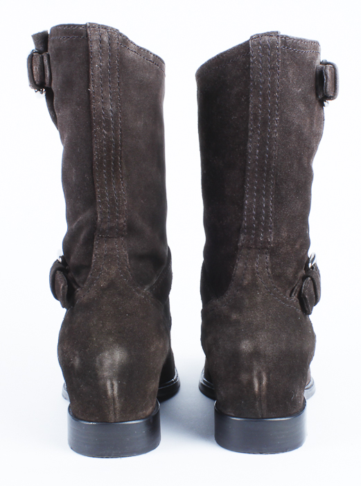 Brown Suede Prada Boots