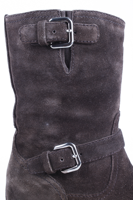 Brown Suede Prada Boots
