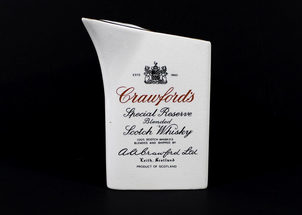 Crawford's Whiskey English Wade Porcelain Pitcher