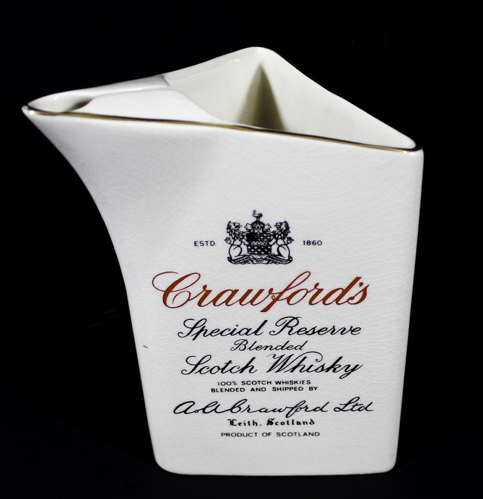 Crawford's Whiskey English Wade Porcelain Pitcher