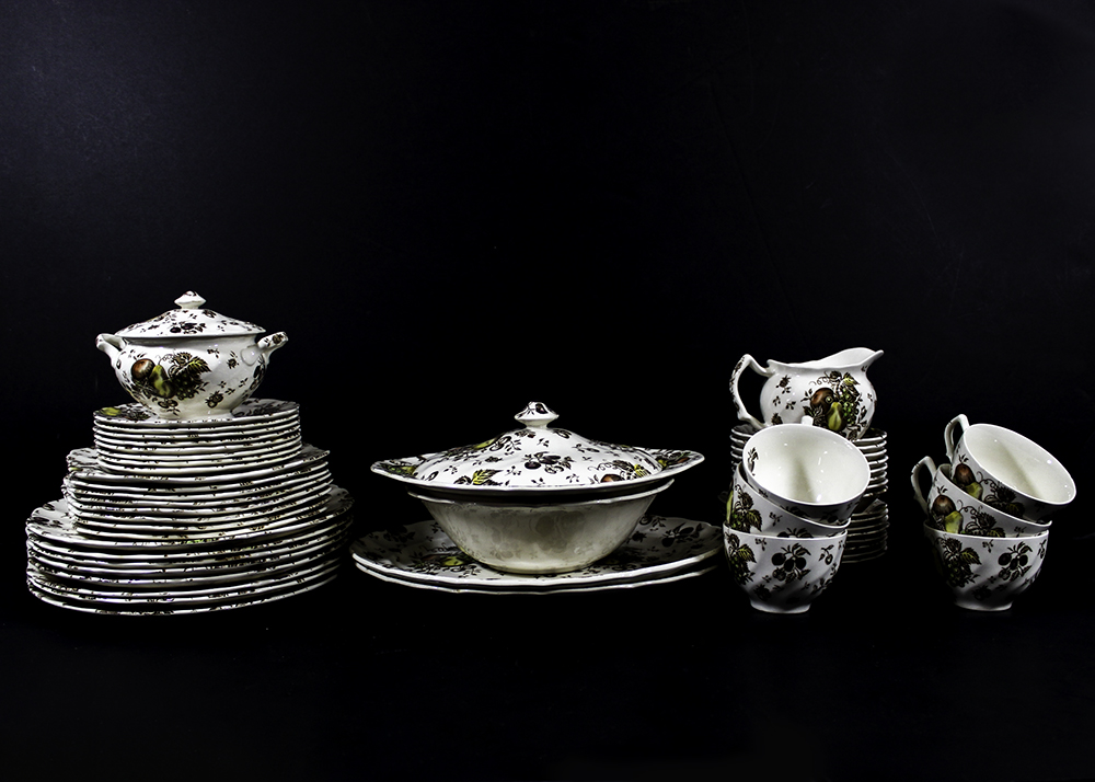 52 Piece English Johnson Brothers China Set