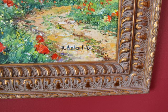 "Mas Aux Cognelicots" Oil on Canvas by Roger Bolzonello