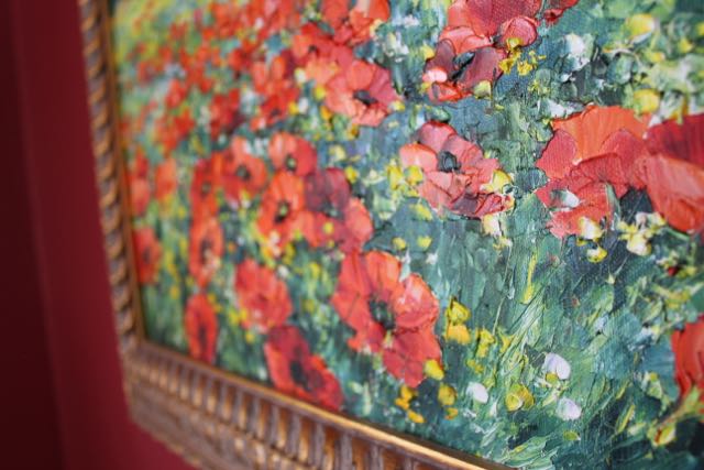 "Mas Aux Cognelicots" Oil on Canvas by Roger Bolzonello