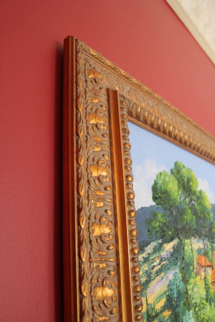 "Mas Aux Cognelicots" Oil on Canvas by Roger Bolzonello