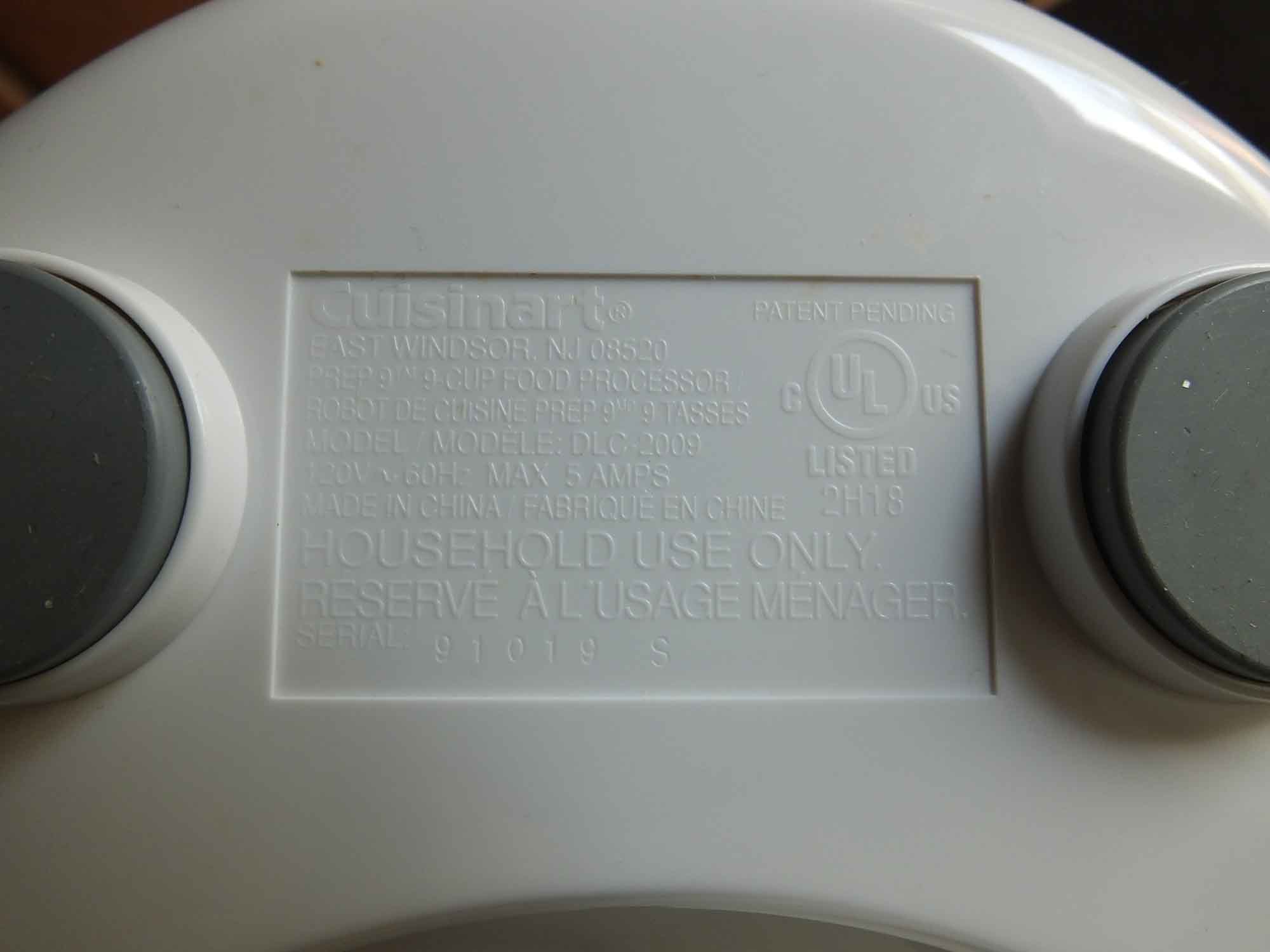 Cuisinart Prep 9 Nine Cup Food Processor