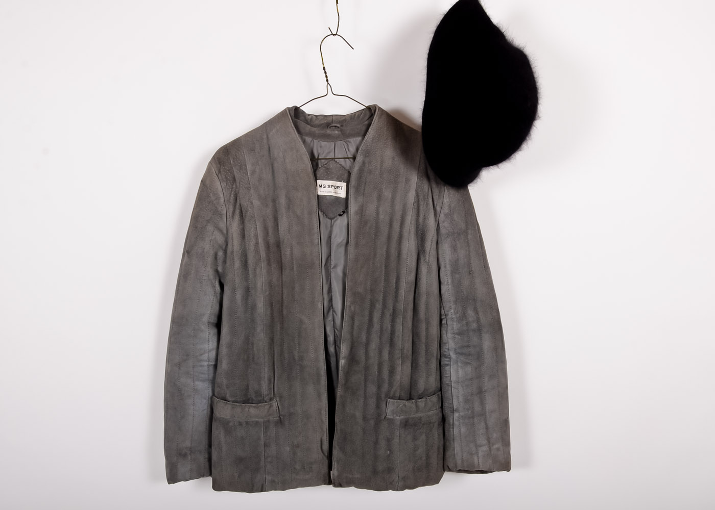 Vintage Women's Genuine Leather Coat Made in Korea