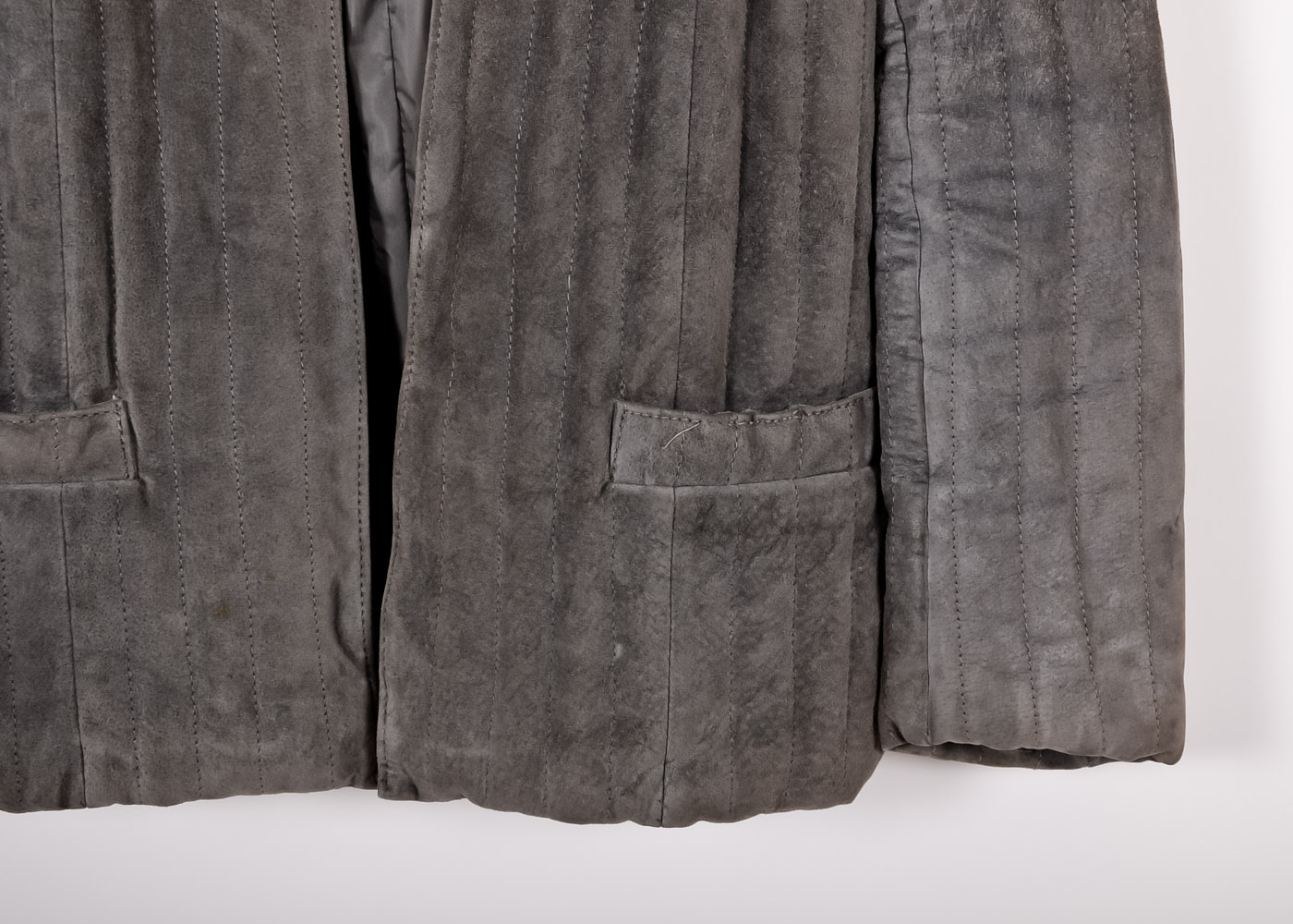 Vintage Women's Genuine Leather Coat Made in Korea