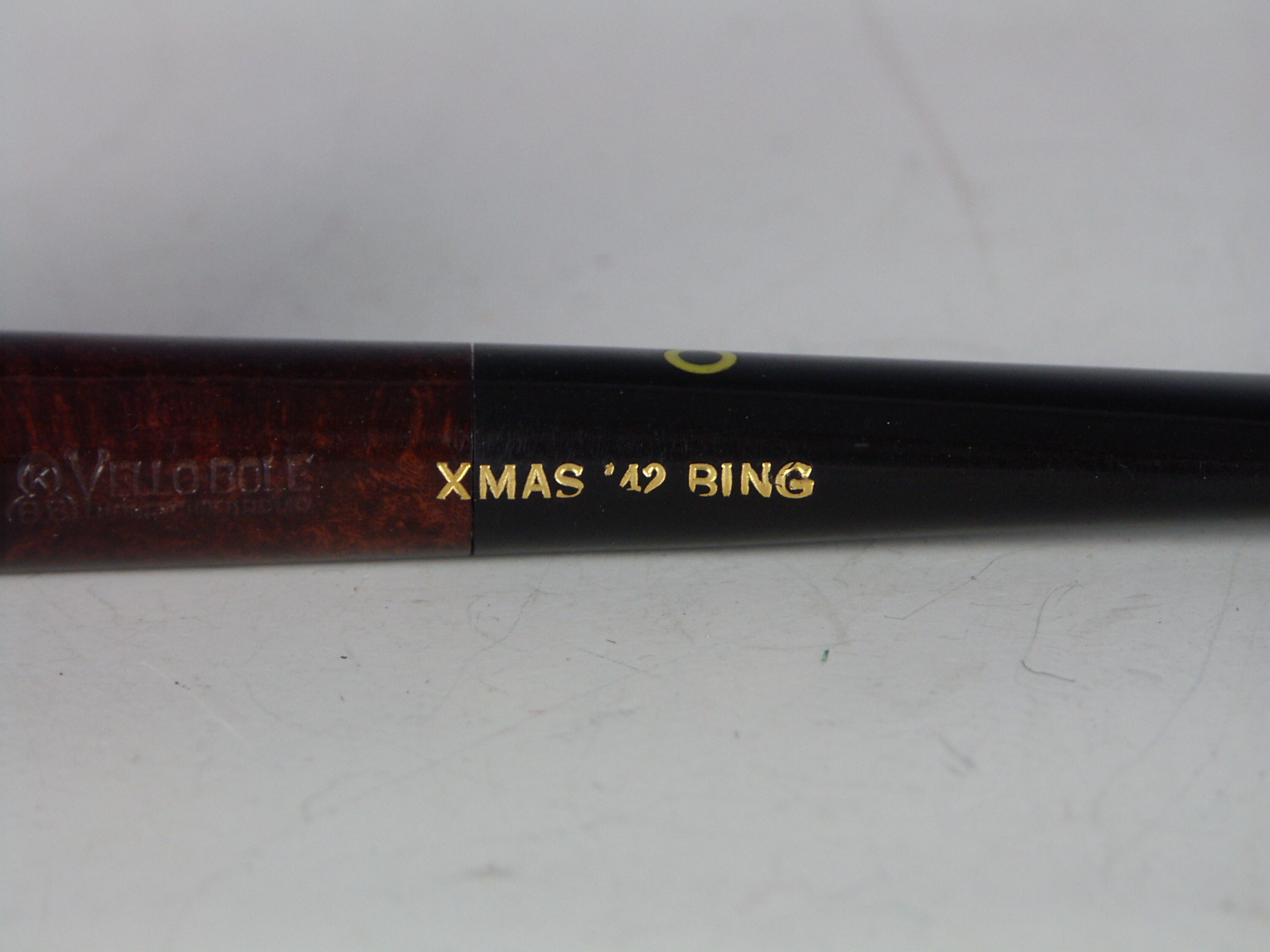 Art Deco Aluminum Pipe and Xmas '42 Bing Pipe