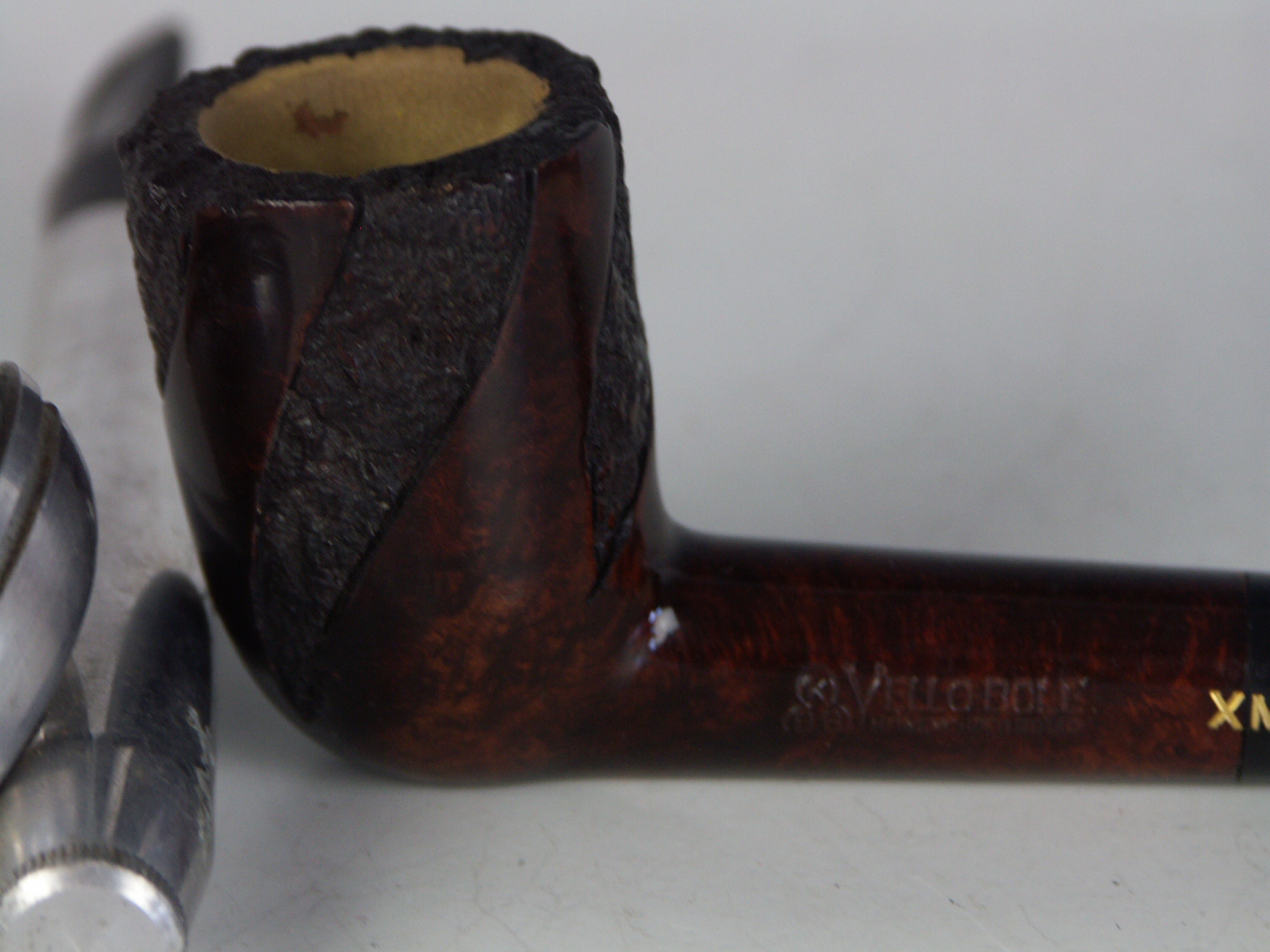 Art Deco Aluminum Pipe and Xmas '42 Bing Pipe