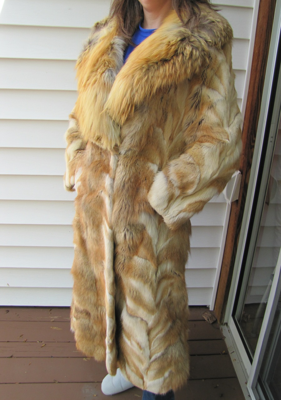 Full Length Fox Fur Coat