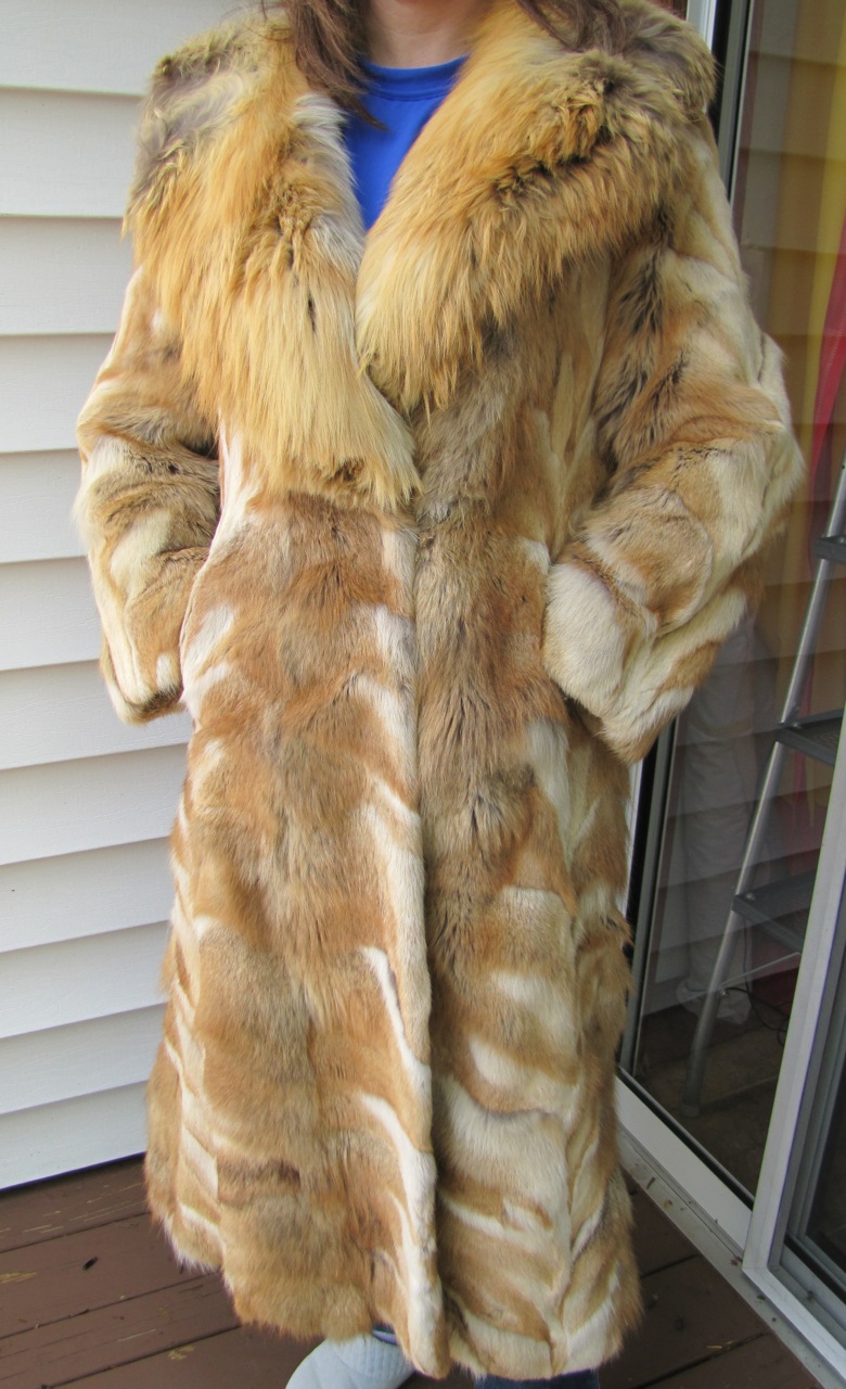 Full Length Fox Fur Coat