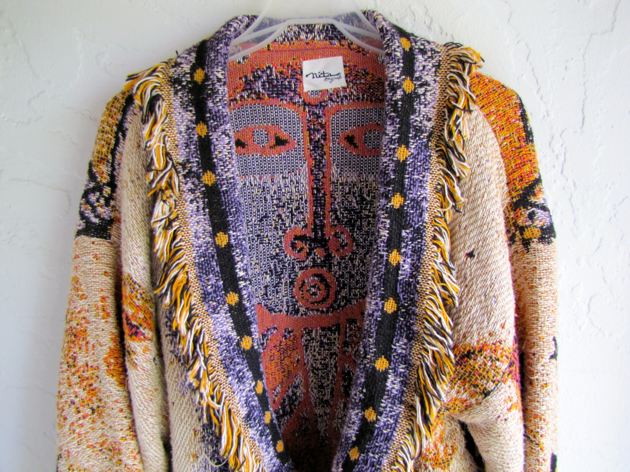 Nita Original Woven Duster Sweater Coat