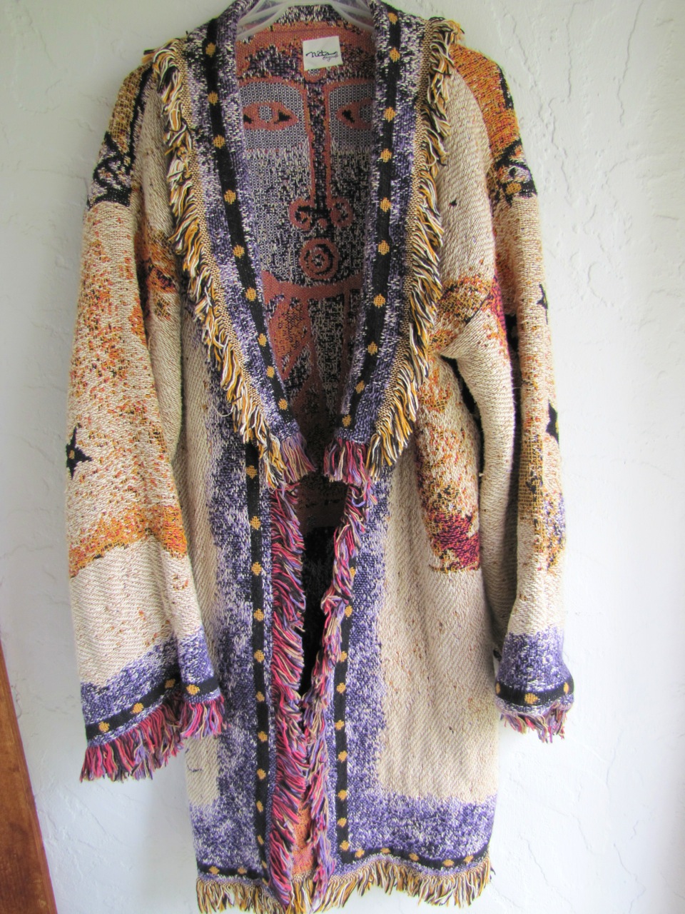 Nita Original Woven Duster Sweater Coat