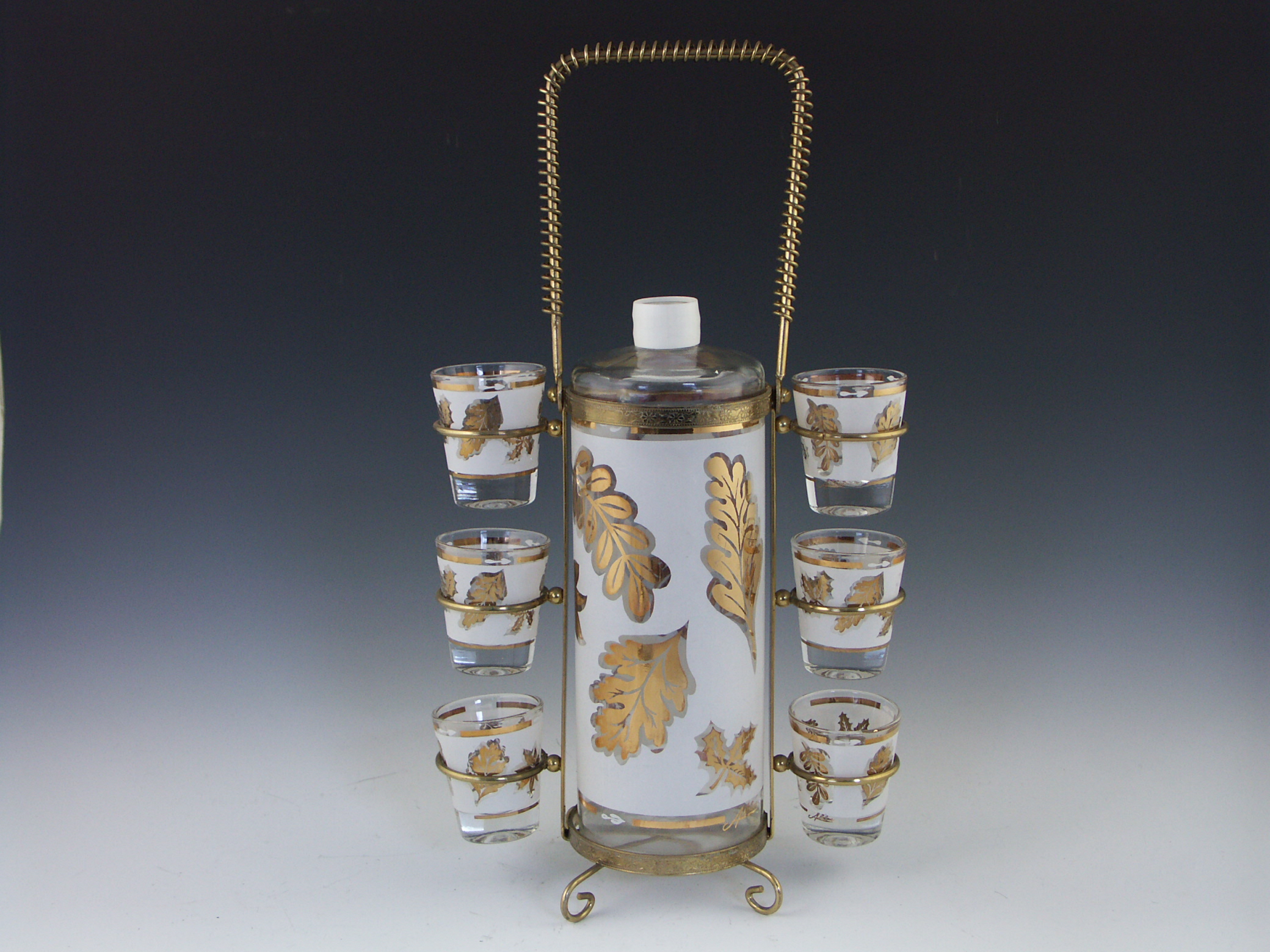 Mid-Century Modern Liquor Decanter Set