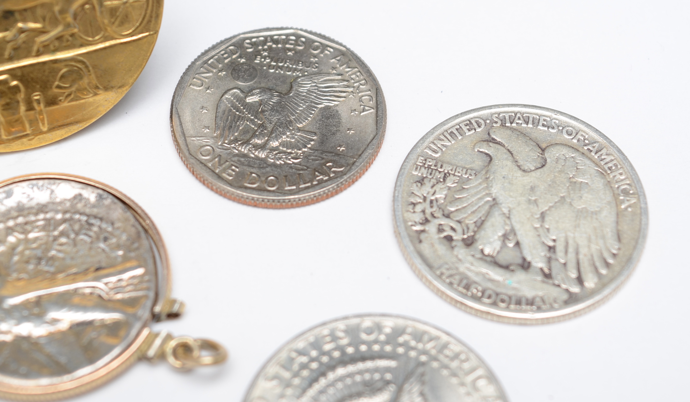 Antique and Vintage Coins and Pendant Medallions