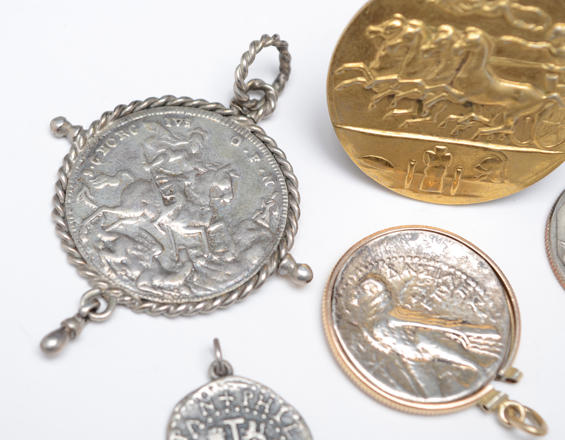 Antique and Vintage Coins and Pendant Medallions