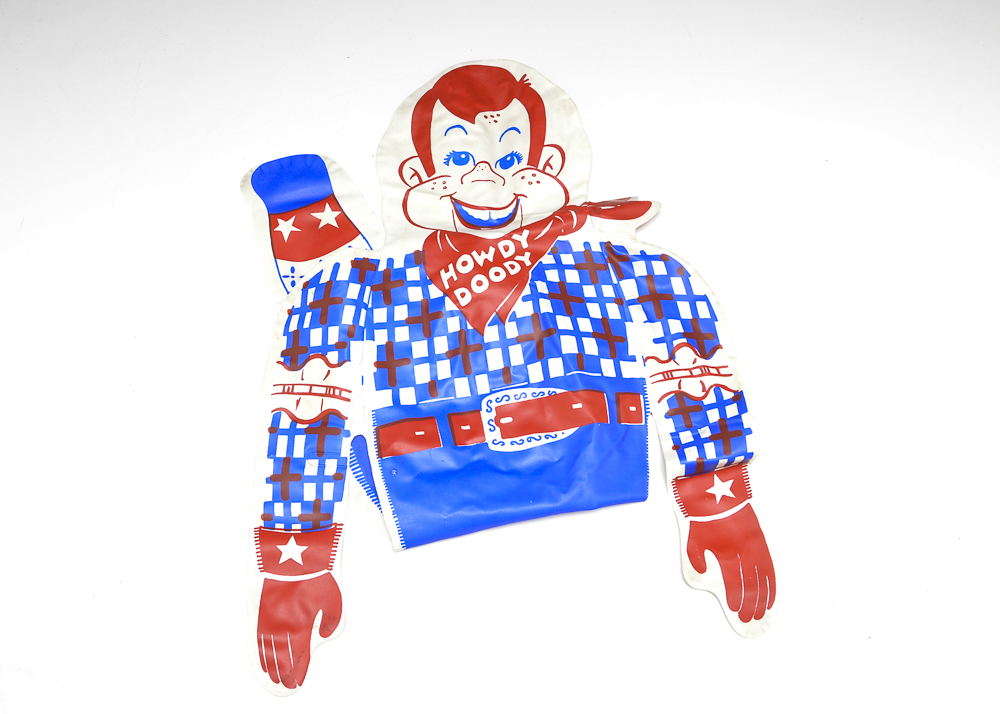 Large 1950s Howdy Doody Kagran Inflatable Doll