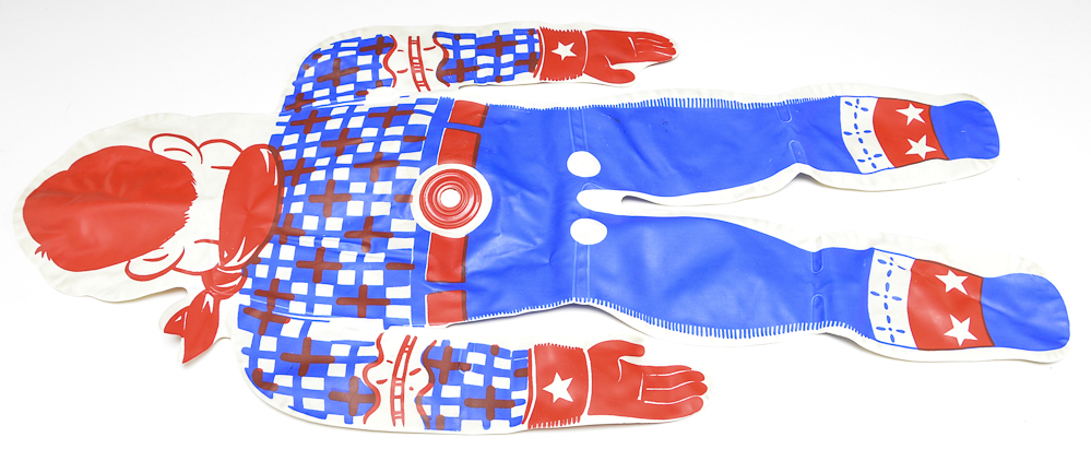 Large 1950s Howdy Doody Kagran Inflatable Doll